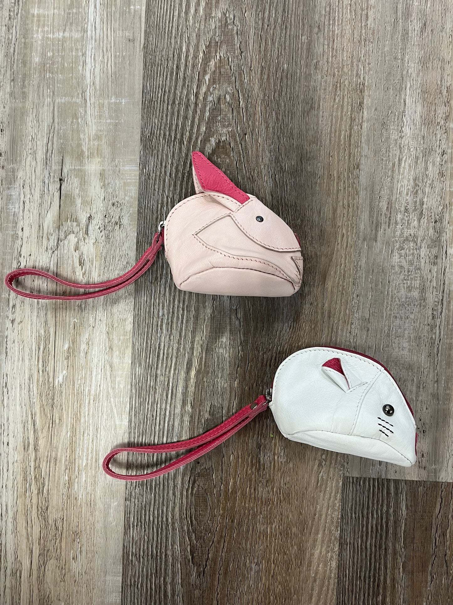Self-finishing Leather Coin Purse - Rabbit