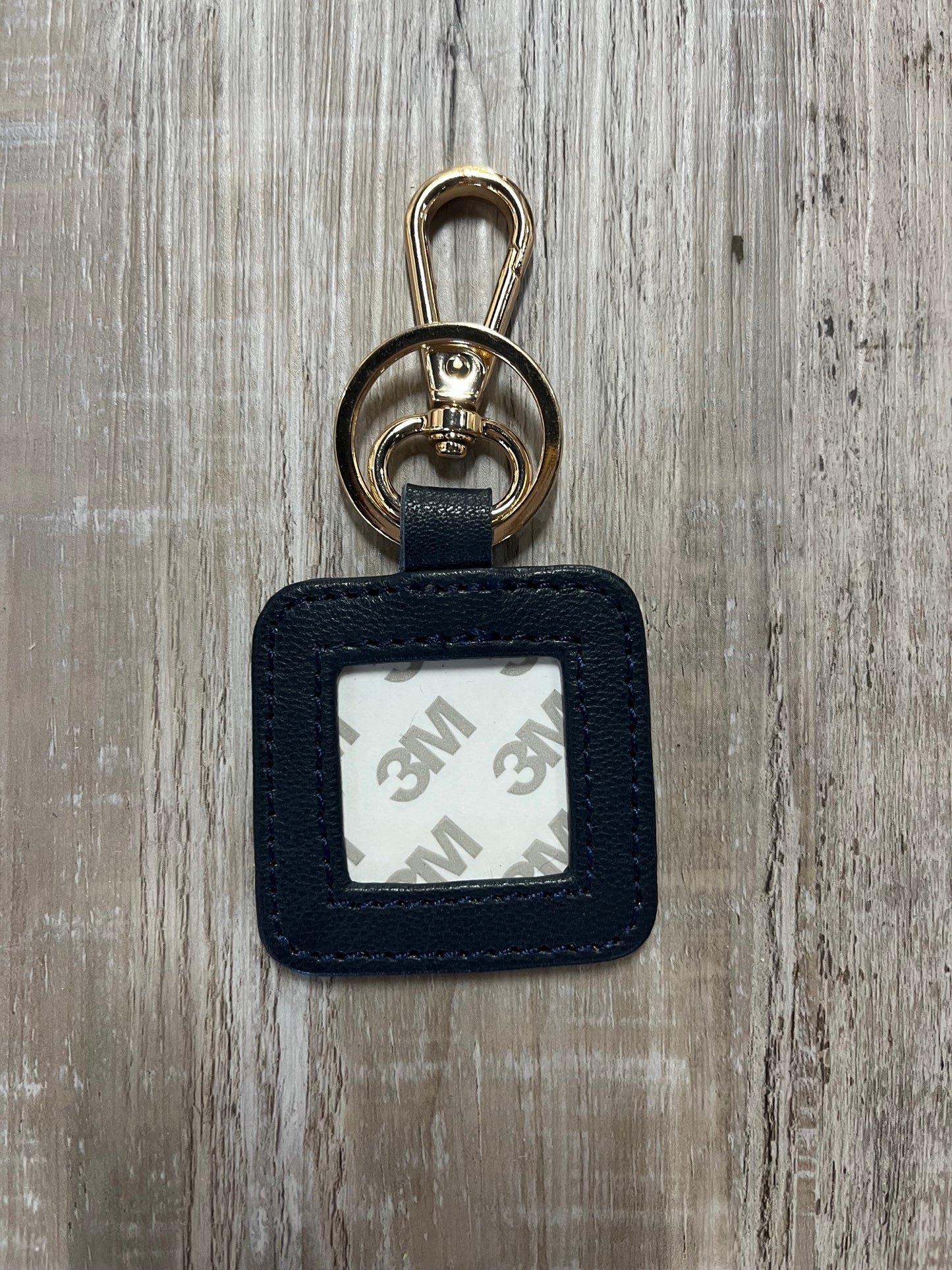 Leather Square Key Fob