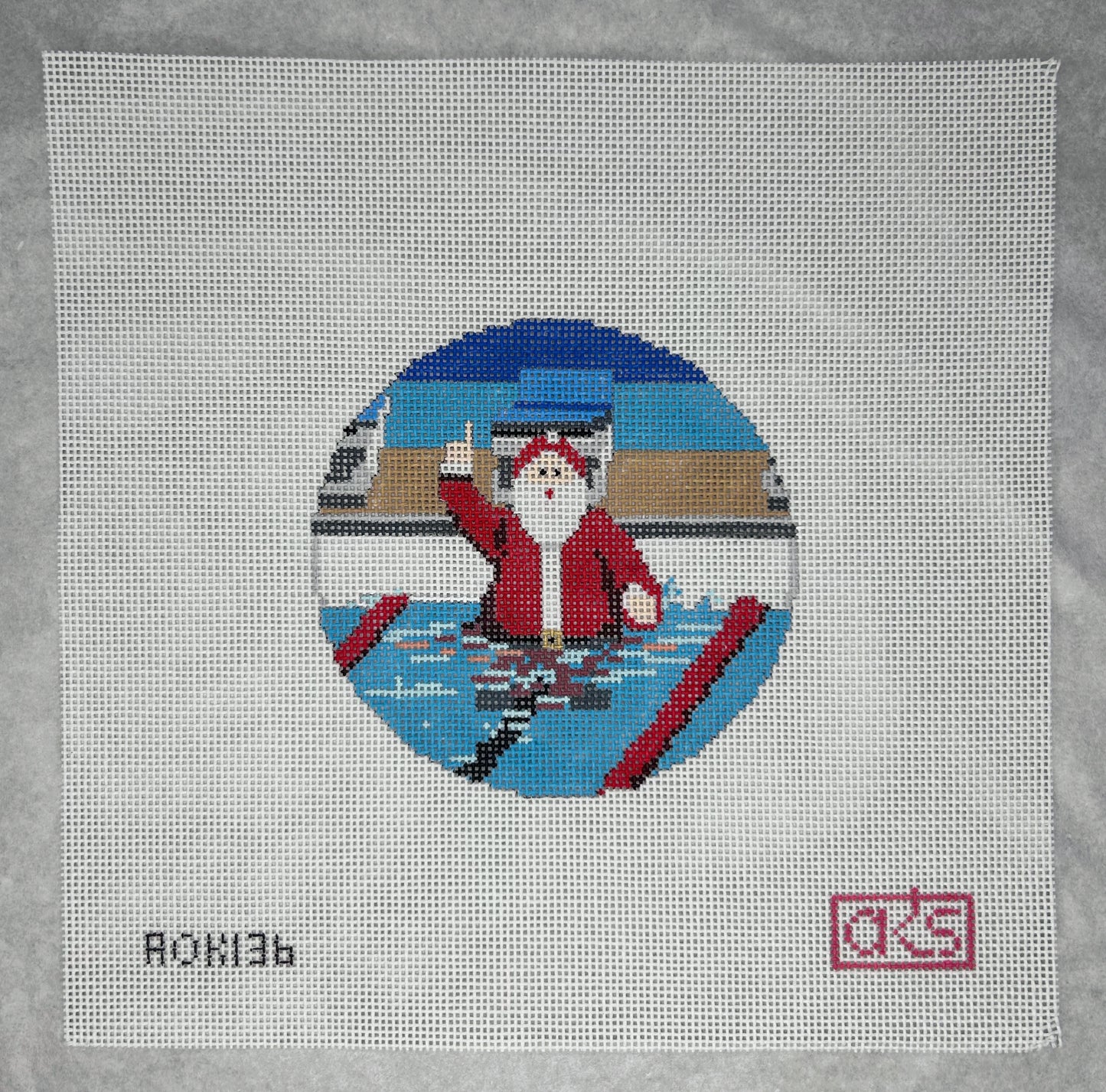 Swimming Santa