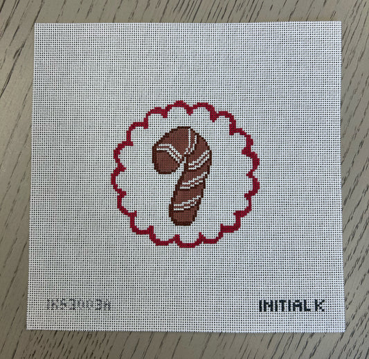 Candy Cane Cookie Ornament