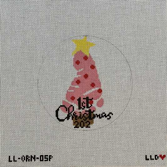 Baby's First Christmas Foot Ornament