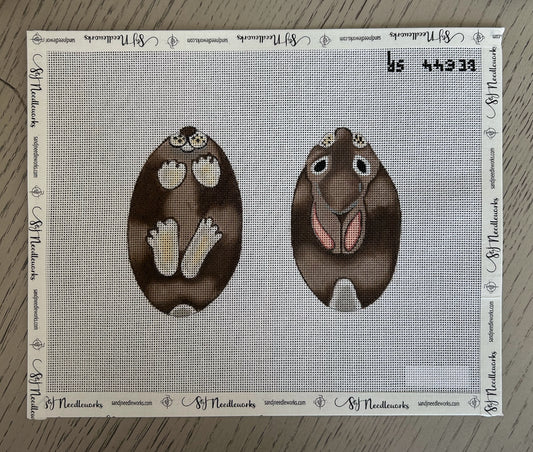 Bunny, Scissor Case - Susan Roberts - Needlepoint Canvas 