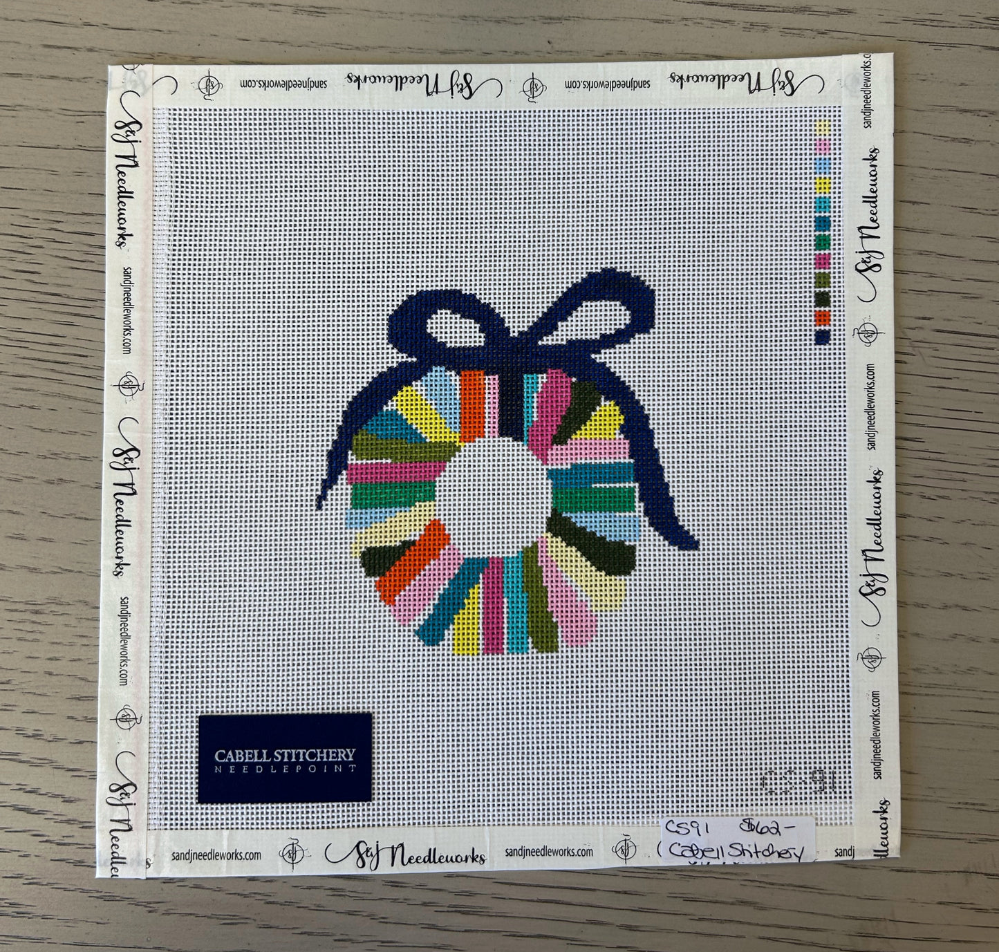 Stacked Wreath - Bright Colors