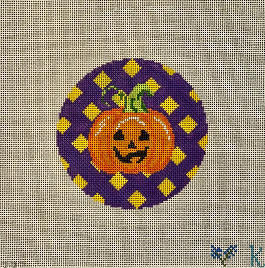 Halloween round pumpkin