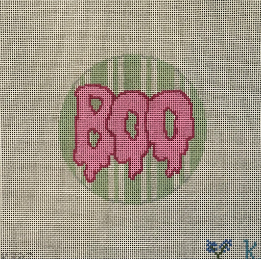 Halloween round slime boo