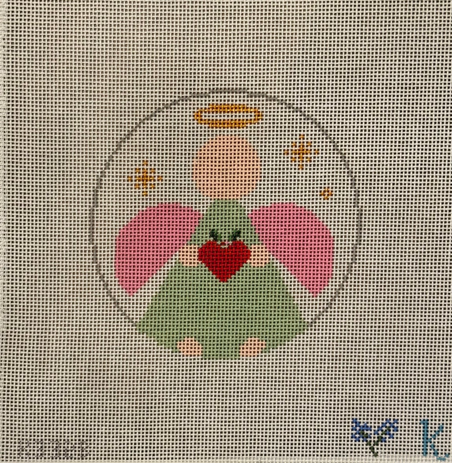 Abstract angel ornament