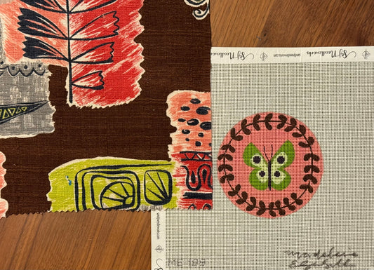 Butterfly and Fabric