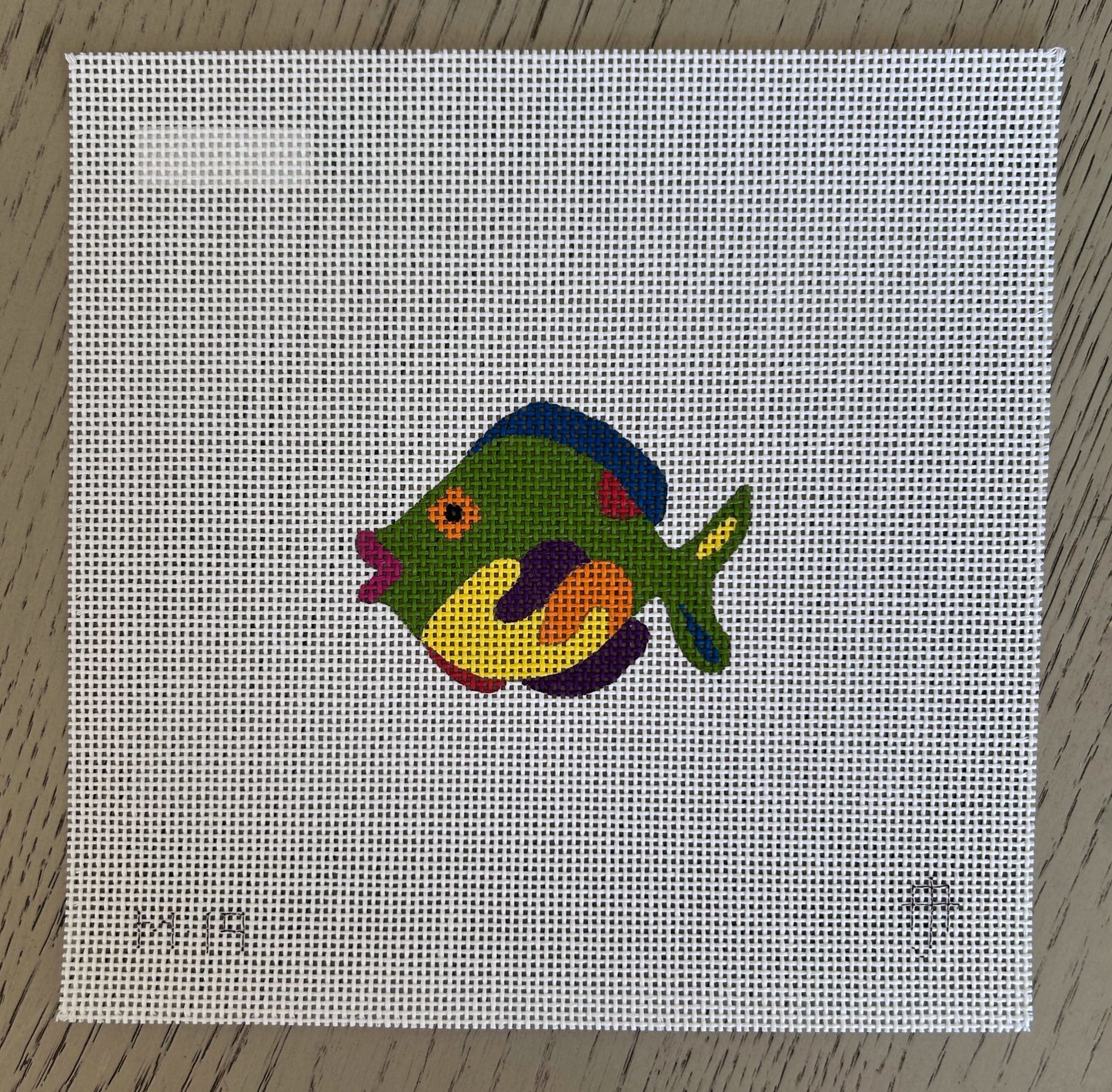 Fish Lips - Julie Pischke - Needlepoint Canvas 13 mesh