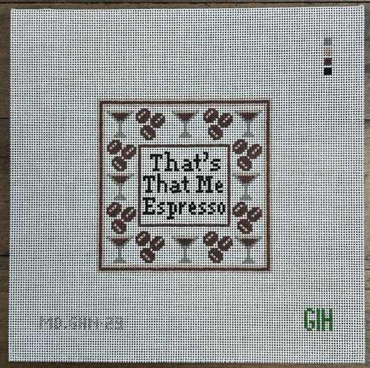 That's That Me Espresso Coaster