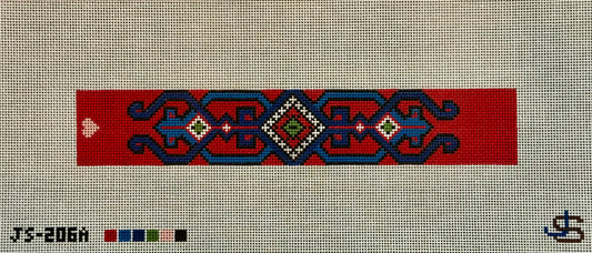 Red, black and blue bracelet