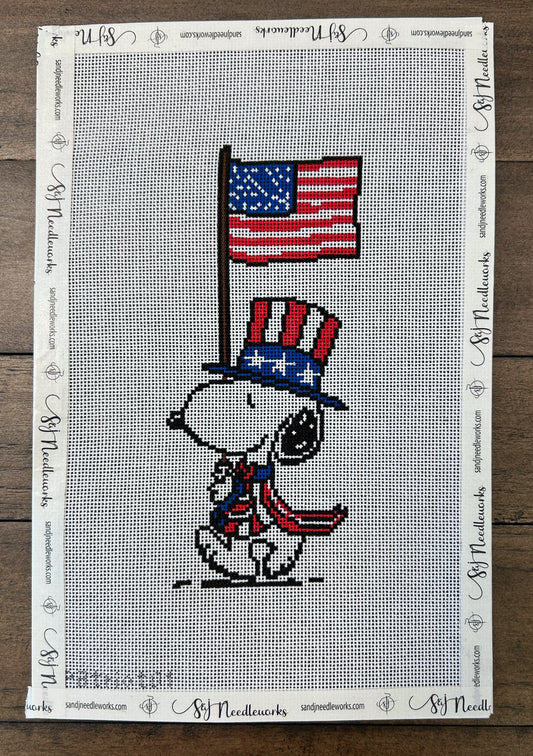 Snoopy w/ Flag