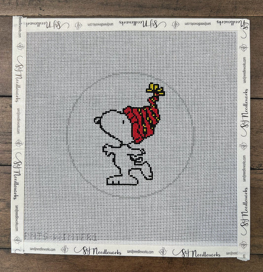 Snoopy in Stocking Cap