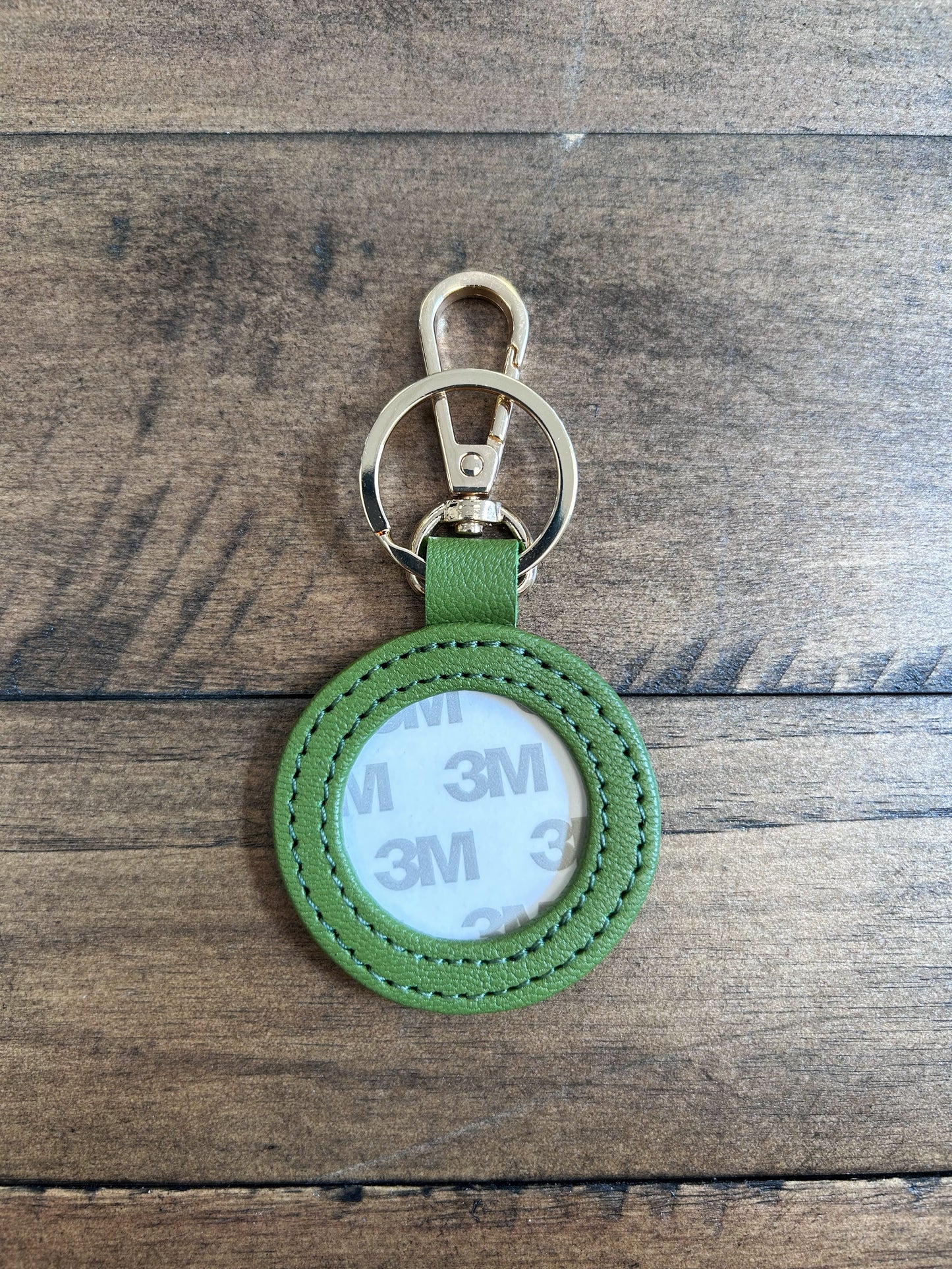 Leather Key Fob - Round