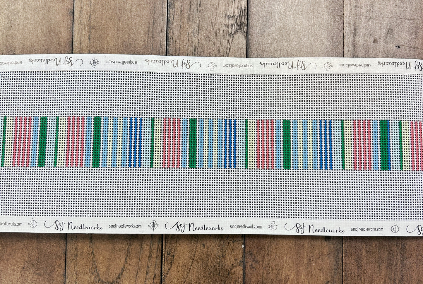 Green & Blue Candy Stripes