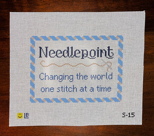 Needlepoint ... Changing the world one stitch at a time