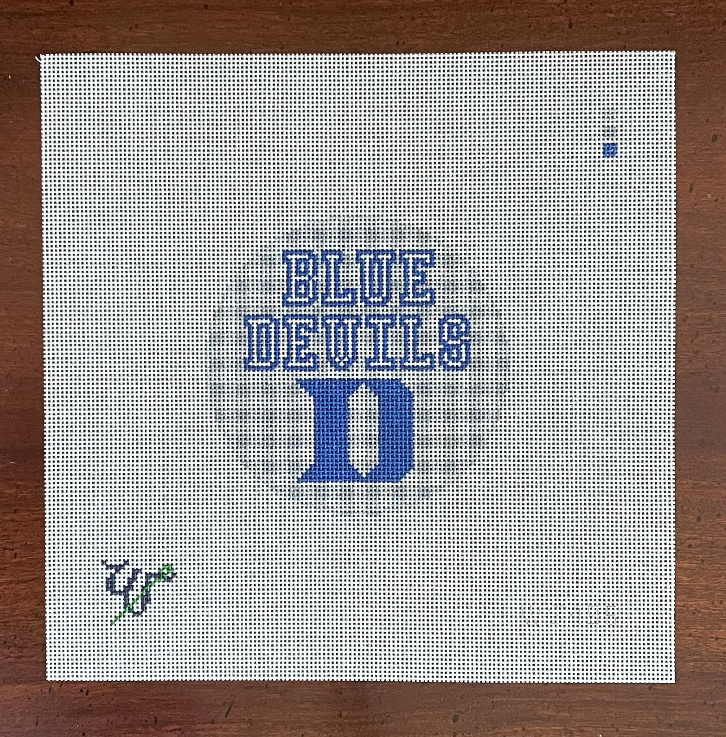 Duke Blue Devils Round Ornament