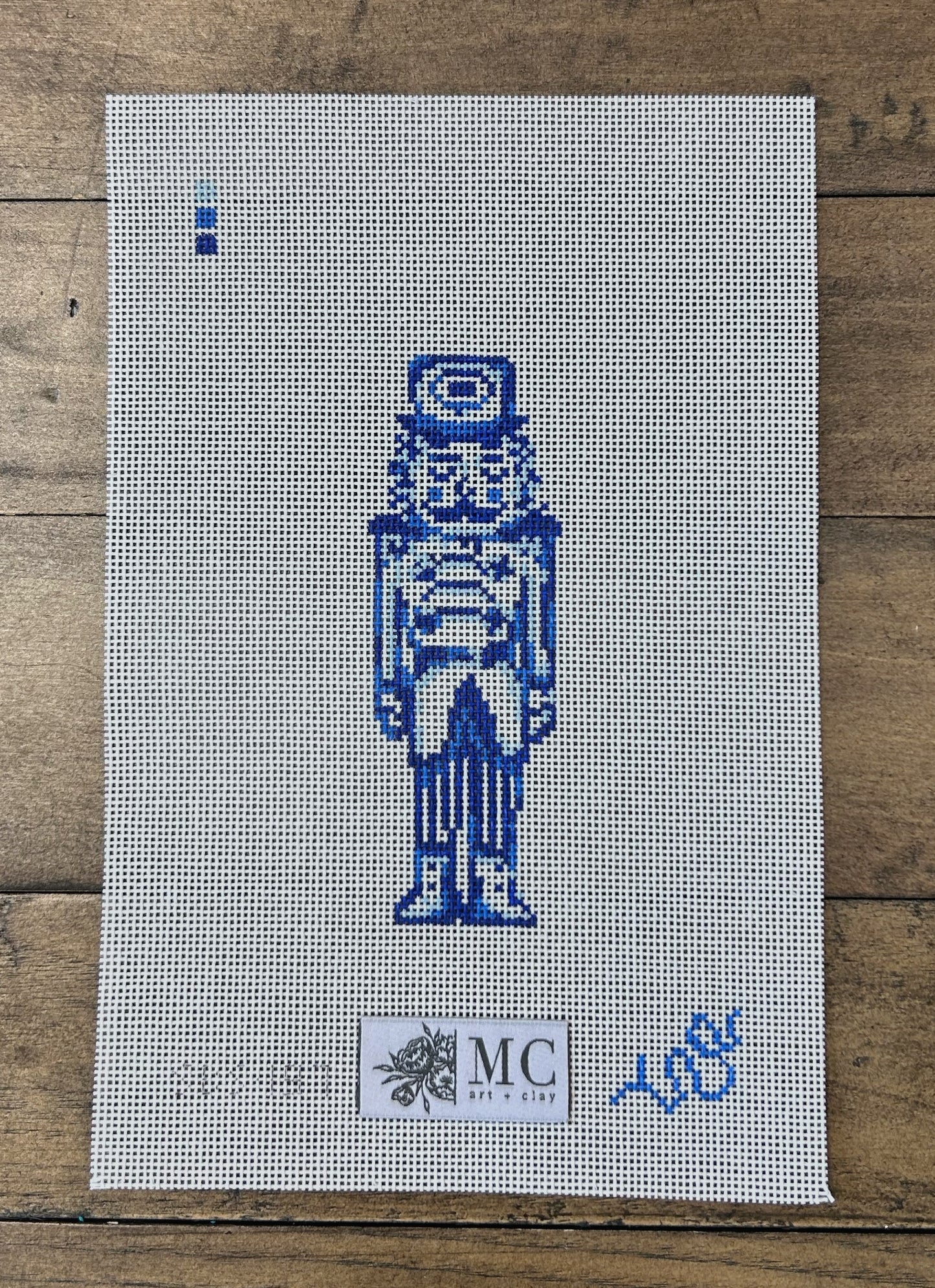 Mary Frances Carter Nutcracker - Spellbound Stitchery - Needlepoint Canvas 