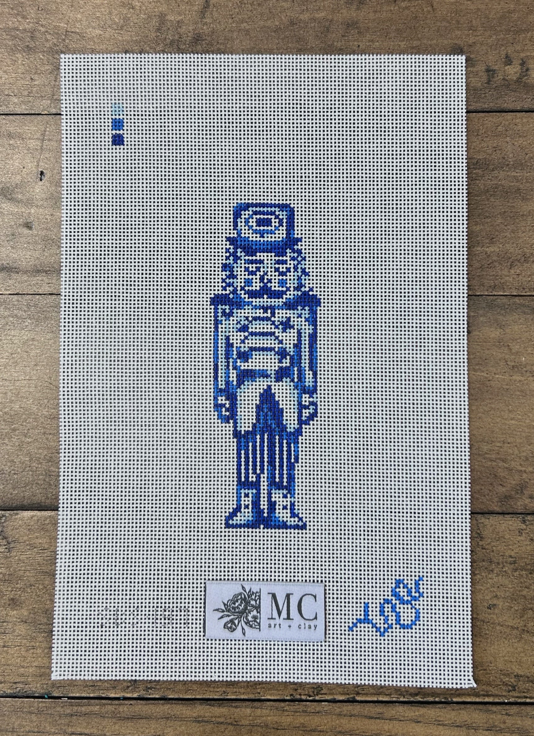 Mary Frances Carter Nutcracker - Spellbound Stitchery - Needlepoint Canvas 