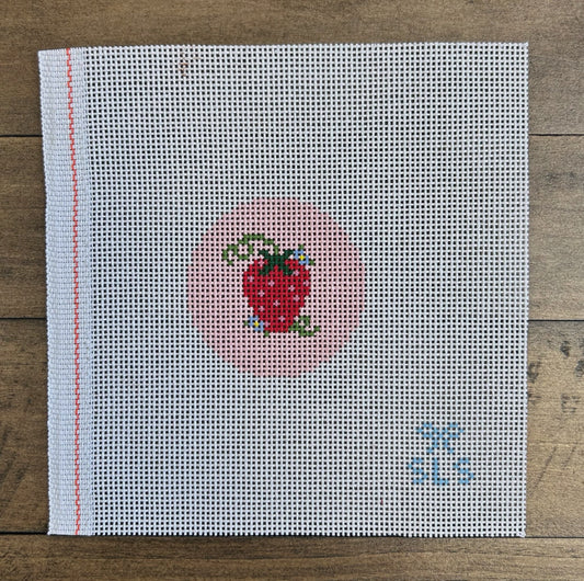 Strawberry on Pink