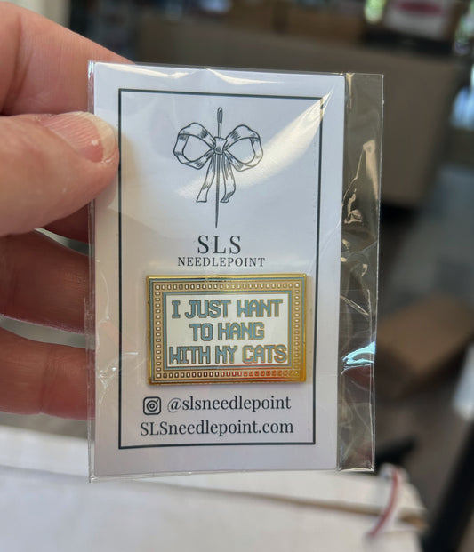 I Just Want to Hang with My Cats Needleminder