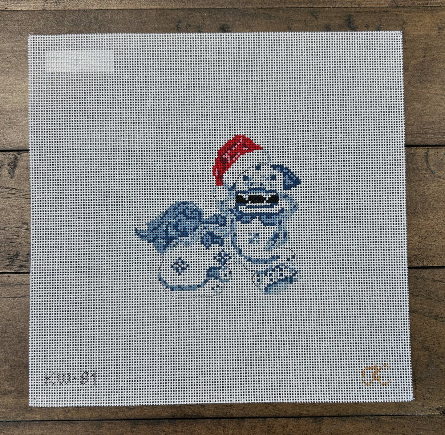 Foo Dog with Santa Hat