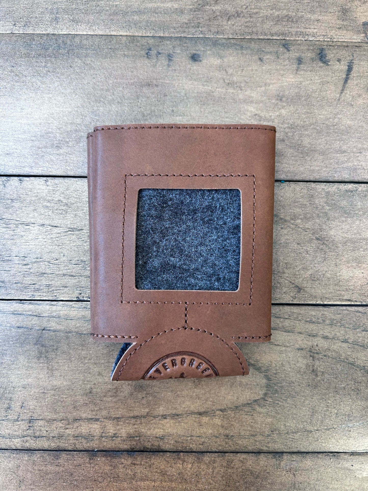 Leather Can Coozie