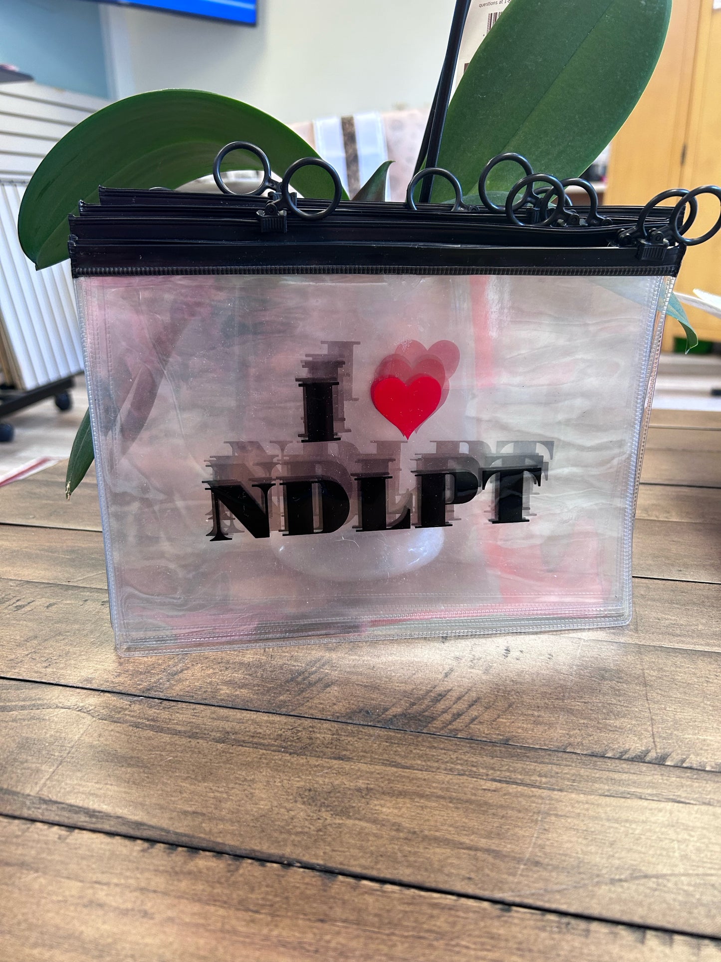 I Heart NDLPT Vinyl Pouch
