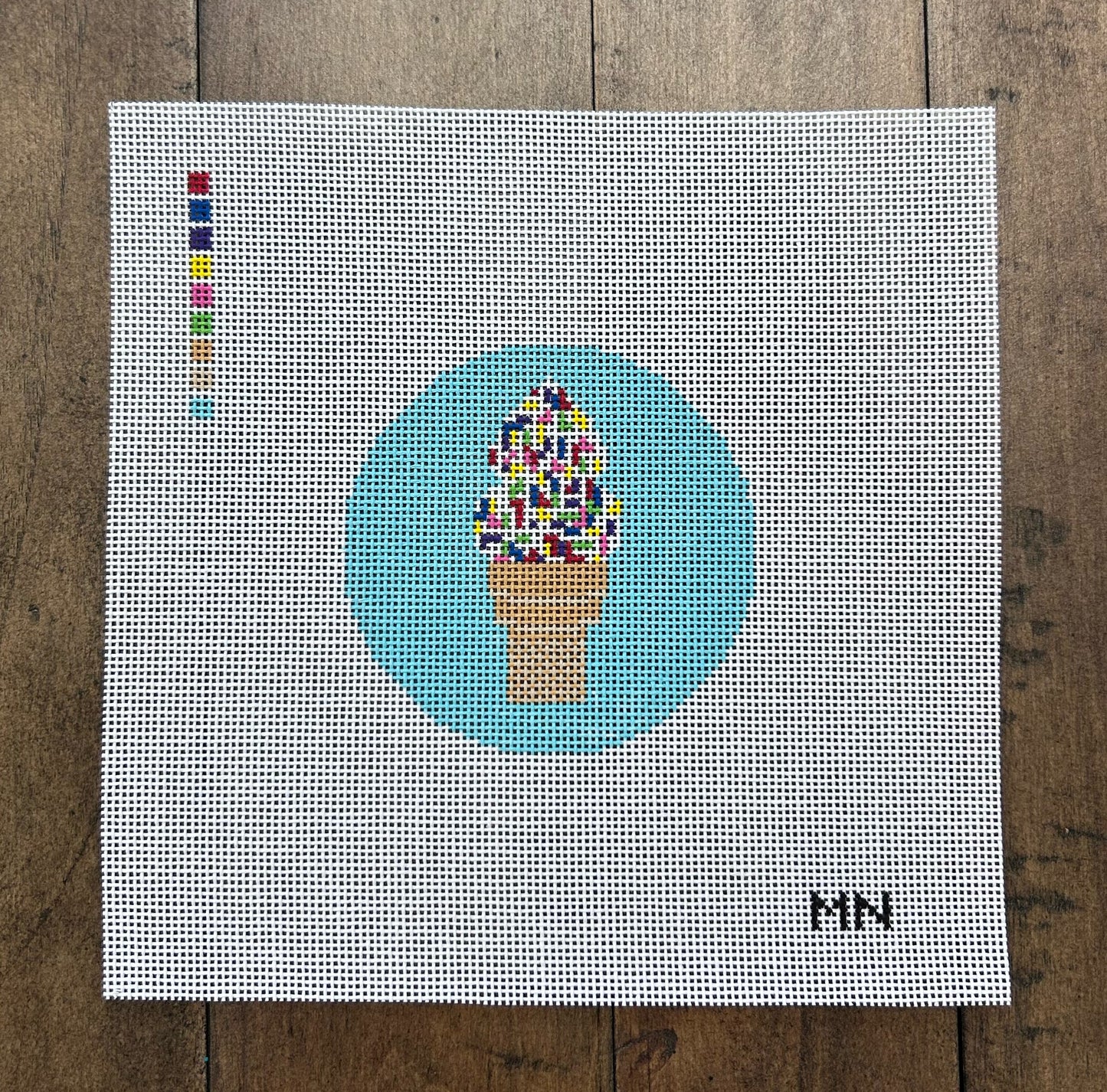 Confetti Sprinkles Ice Cream Cone