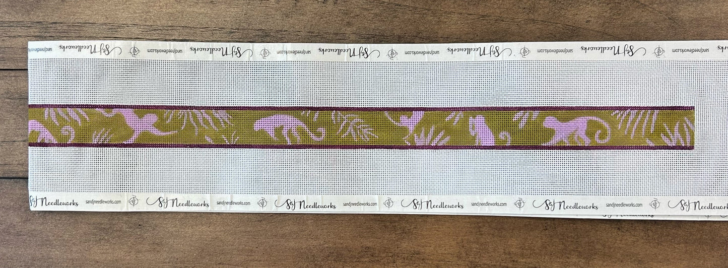 Monkey Belt - Colors of Praise - Needlepoint Canvas 