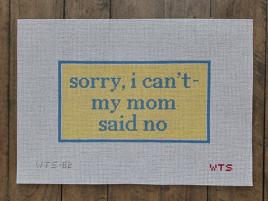 Sorry I can't - my Mom said no