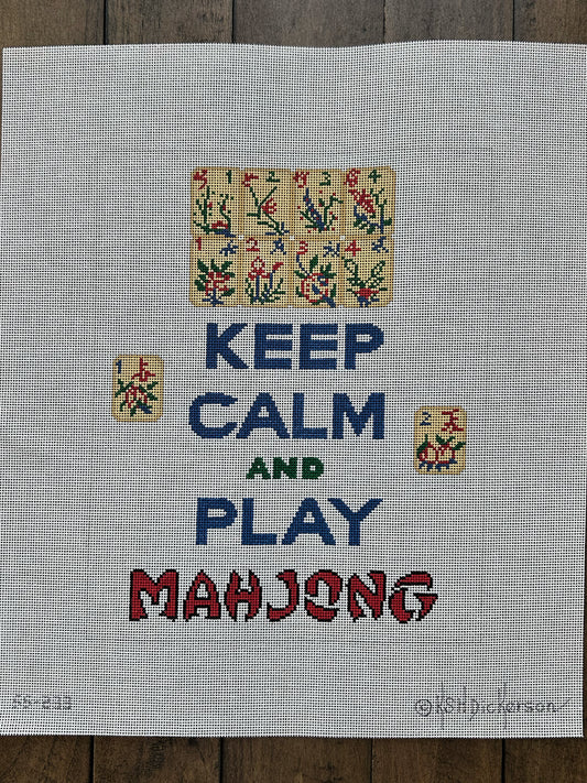 Keep Calm and Play Mahjong