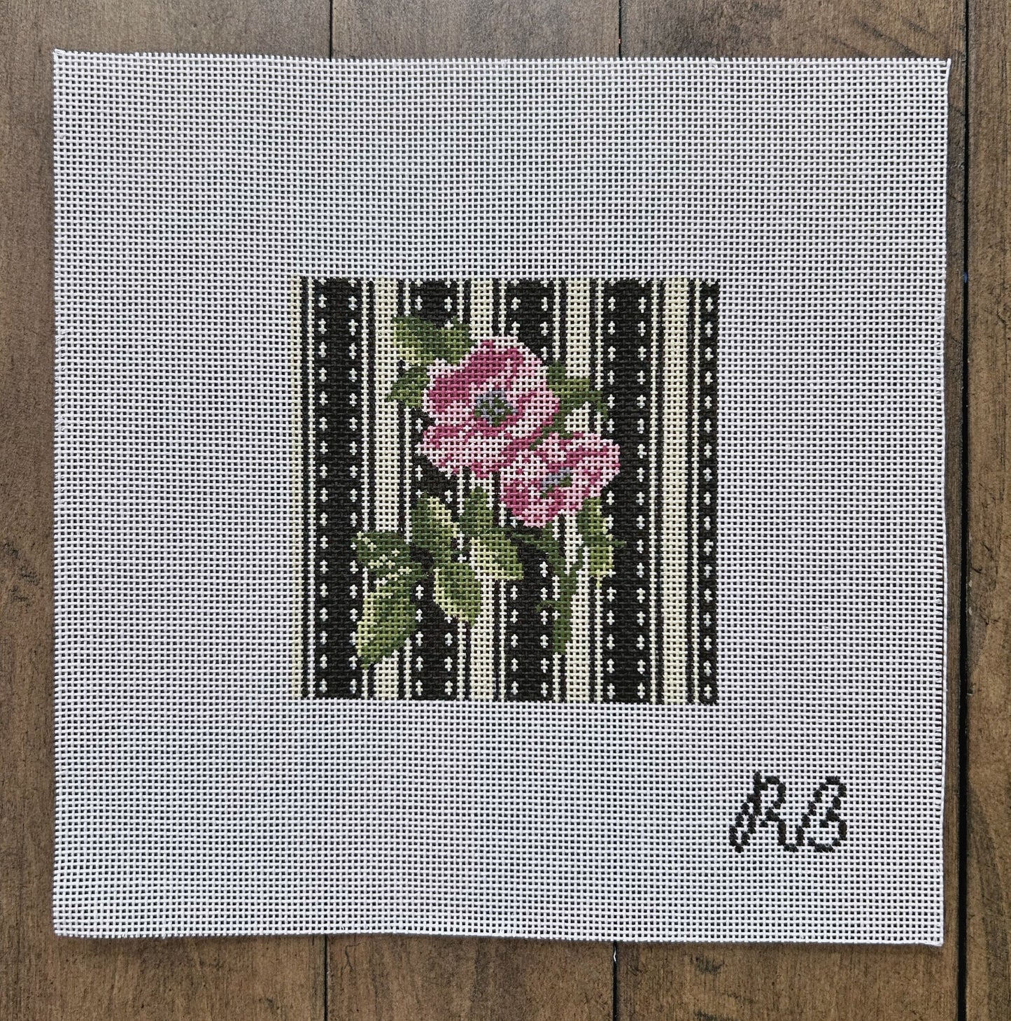 Striped Sweet Briar Rose