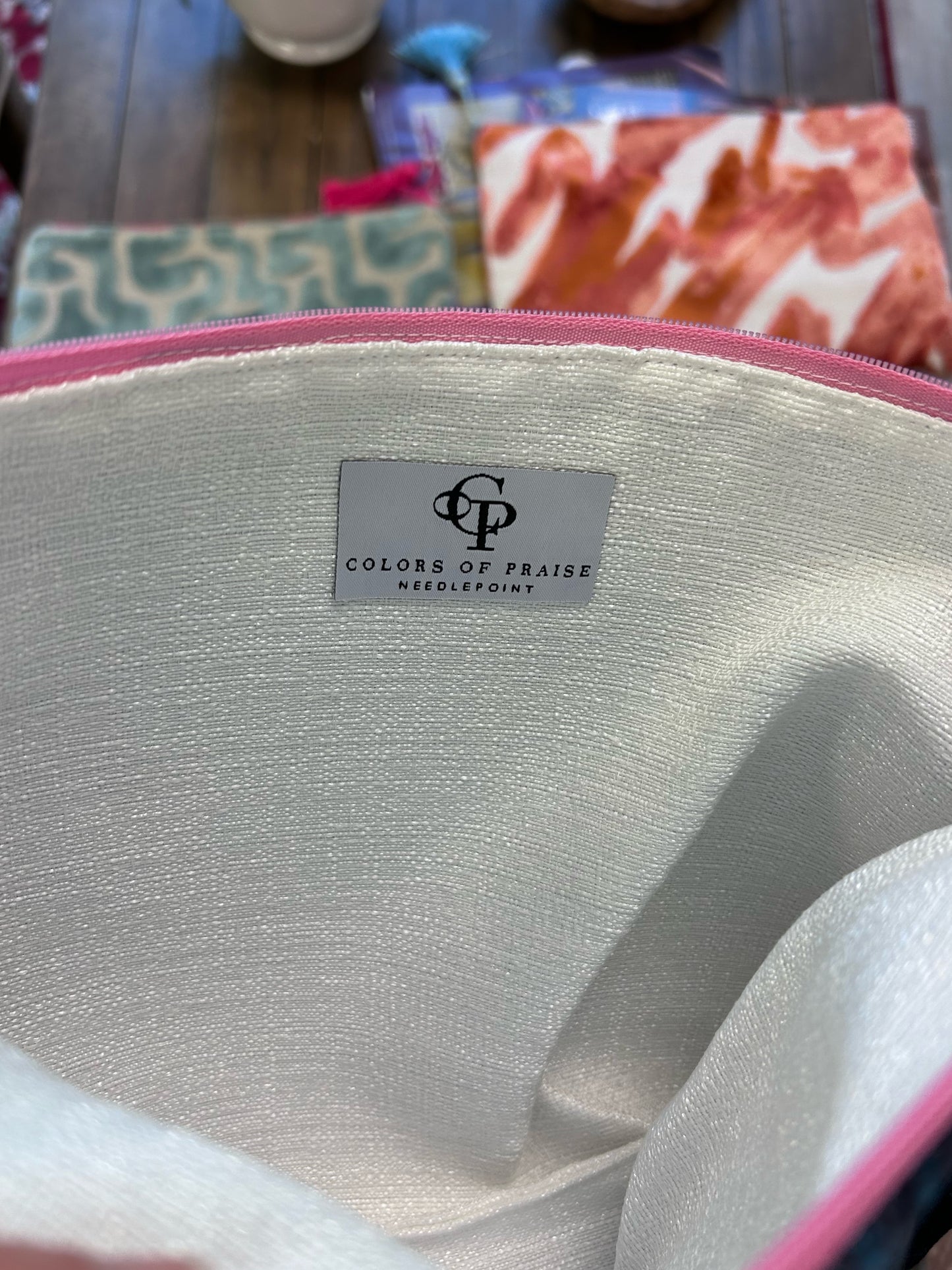 Anna Clutch - Rust Squiggles