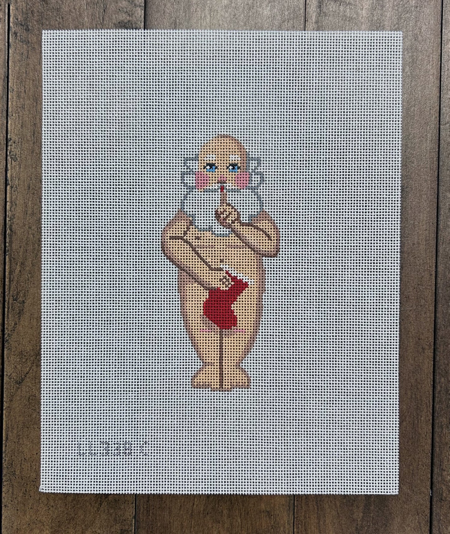 Naked Santa with Stocking