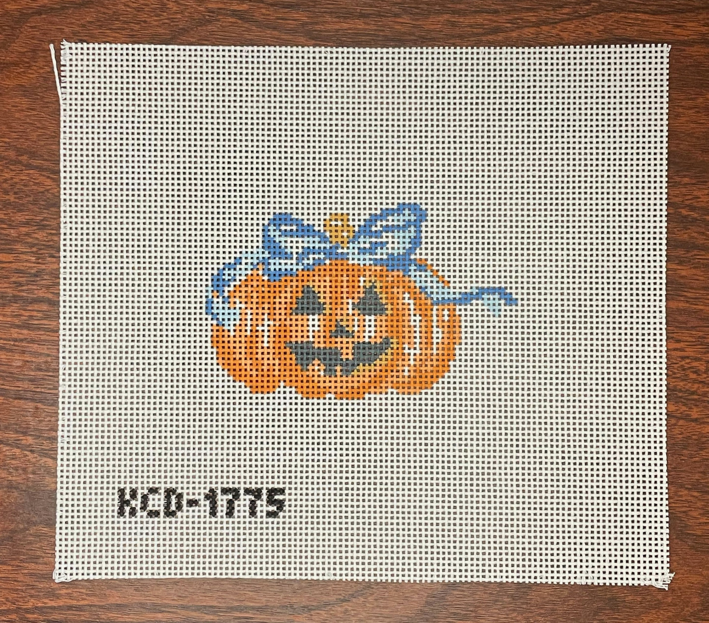 Pumpkin with Blue Bow