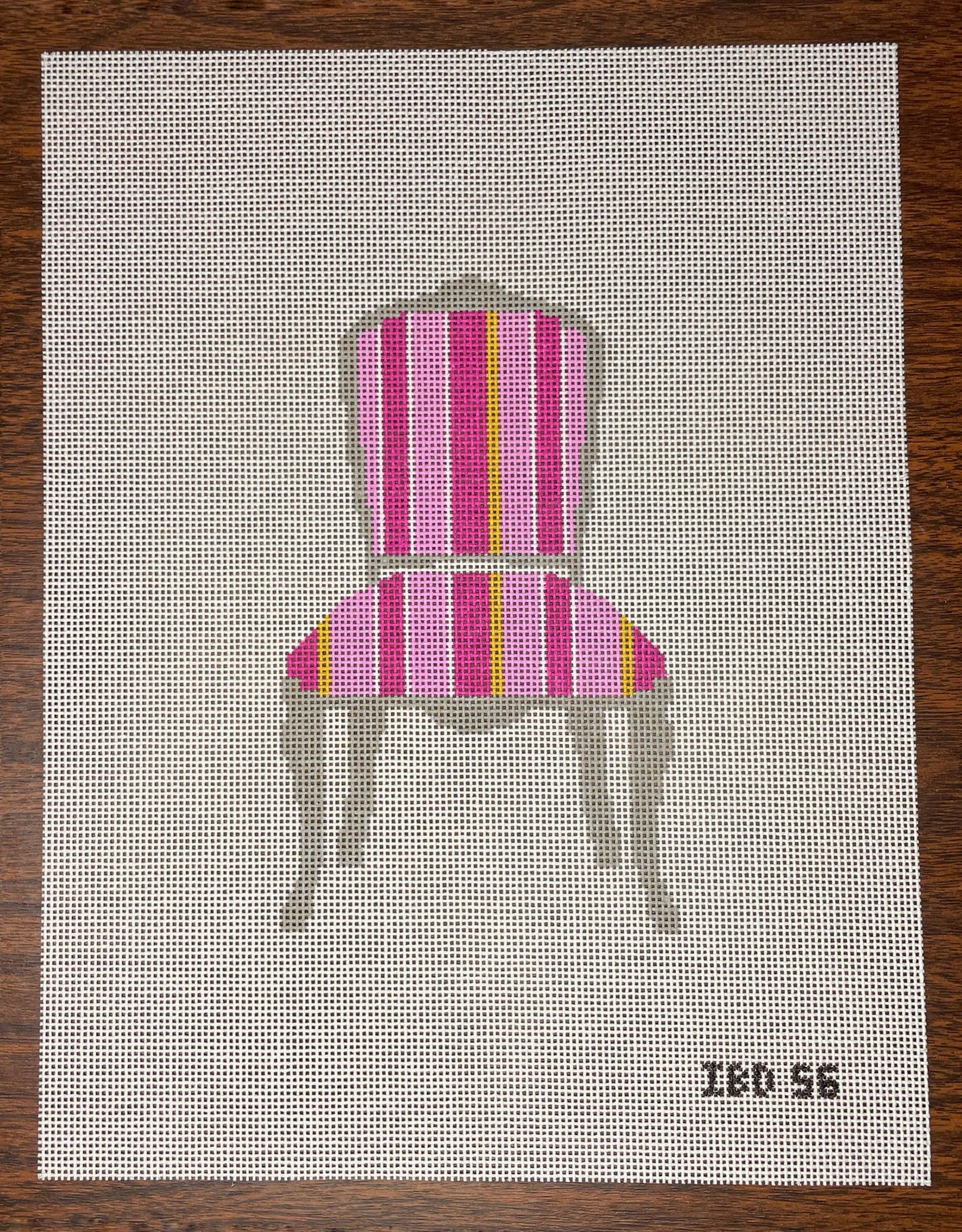 Pink Striped Chair