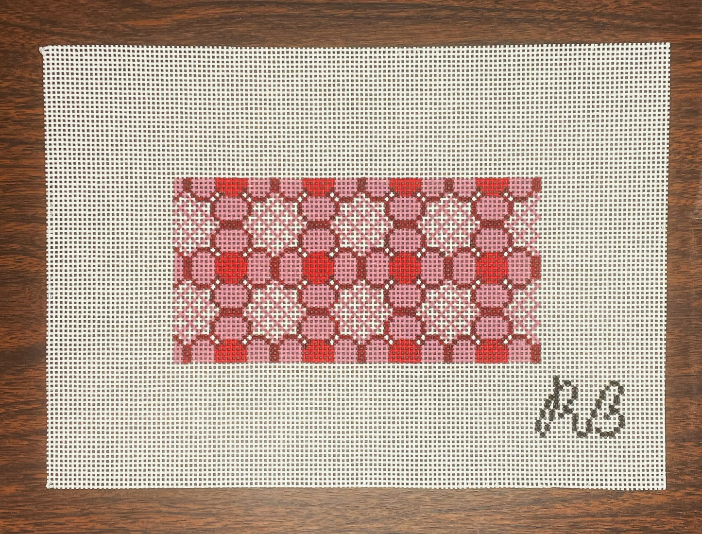 Floral Lattice - Pink + Red