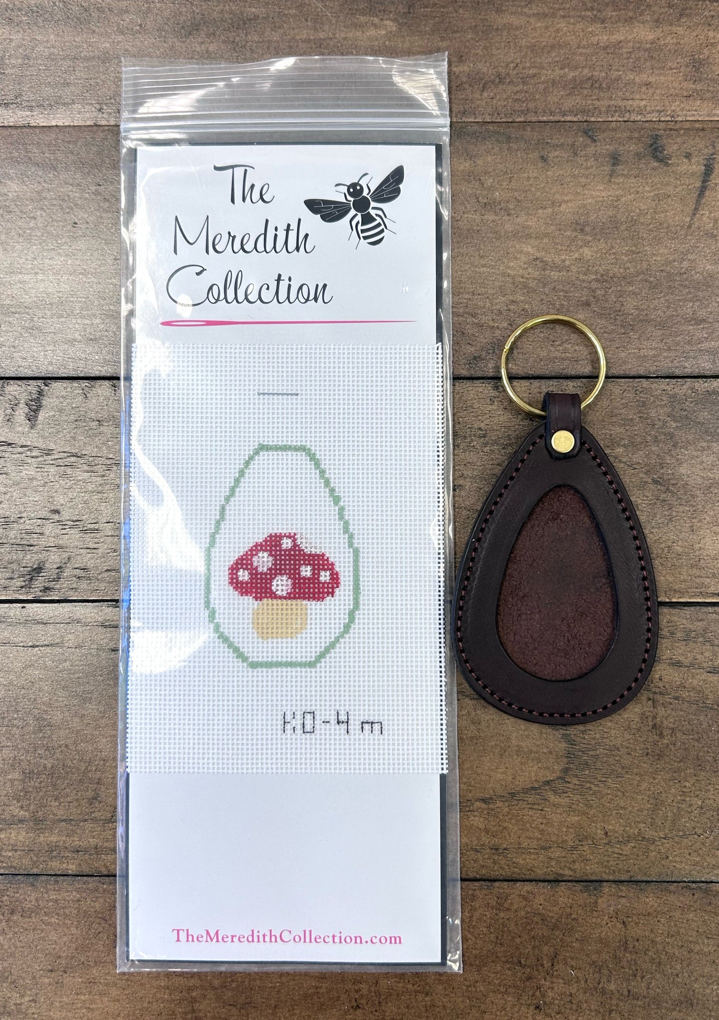 Self-finishing Leather Keychain