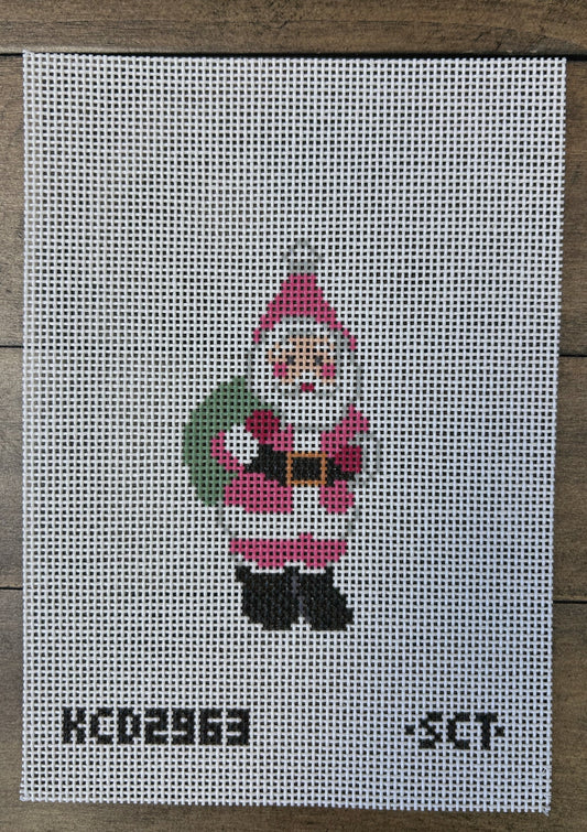 Pink Painted Santa