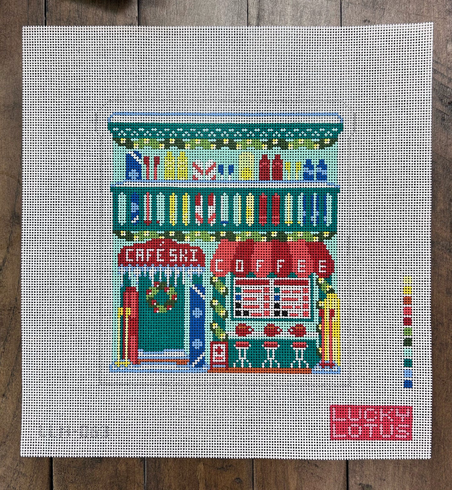 Ski Coffee Shop Christmas Village