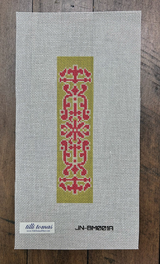 Green Decorative Bookmark - Tilli Tomas - Needlepoint Canvas 