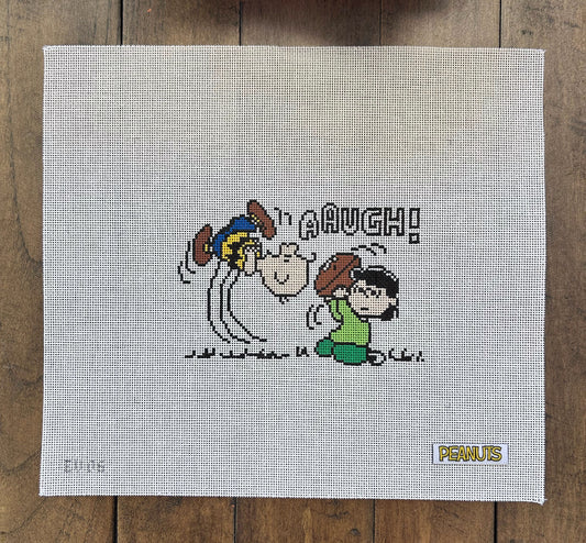 Peanuts Football - Charlie Brown & Lucy - AARGH
