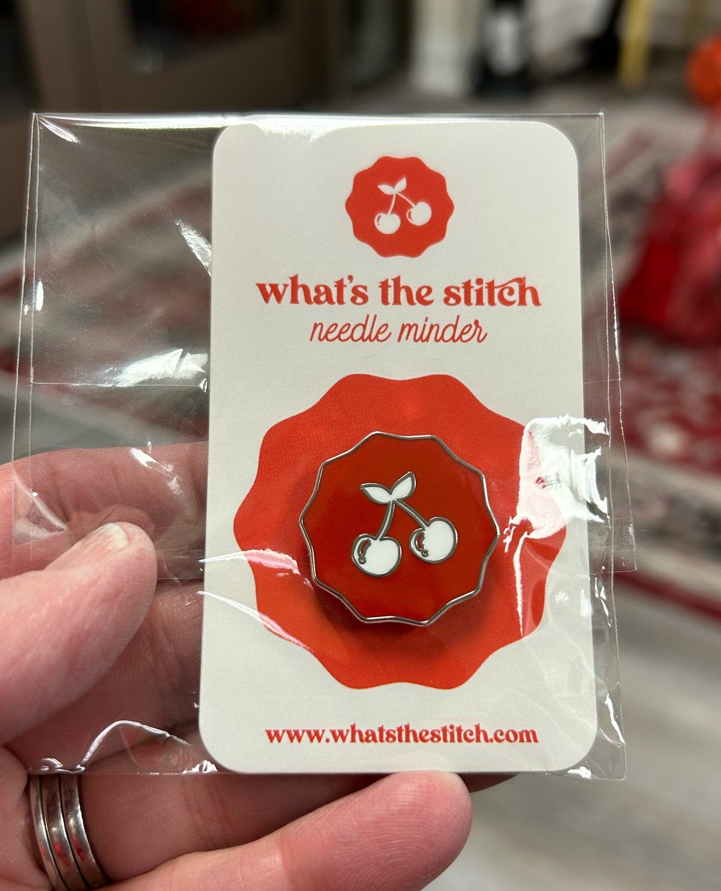 What's the Stitch - Cherries Needleminder