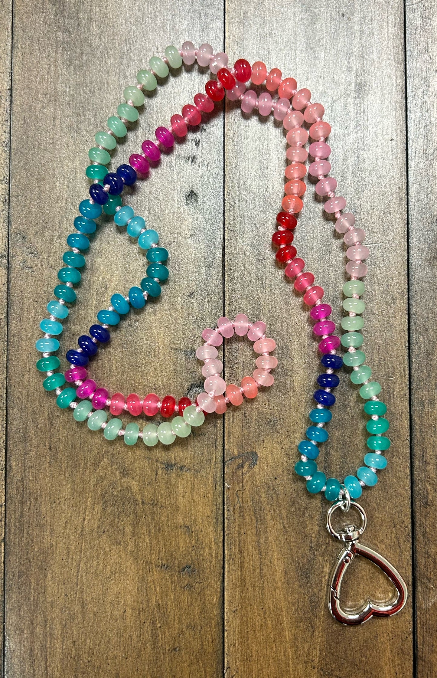 Gemstone Chatelaine - Multi Pez - Victoria Whitson - Needlepoint Accessory 