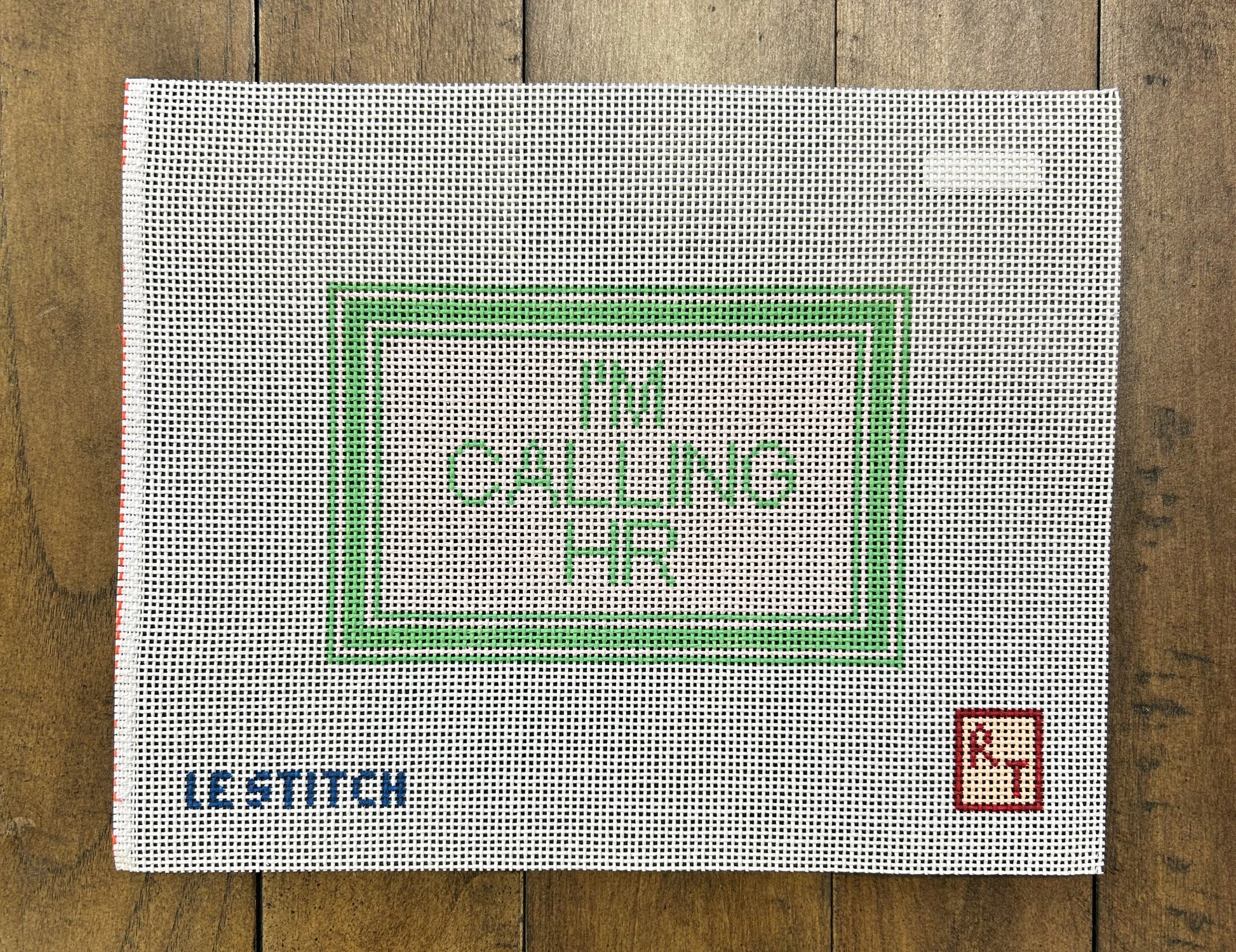 I'm Calling HR - LeStitch - Needlepoint Canvas 