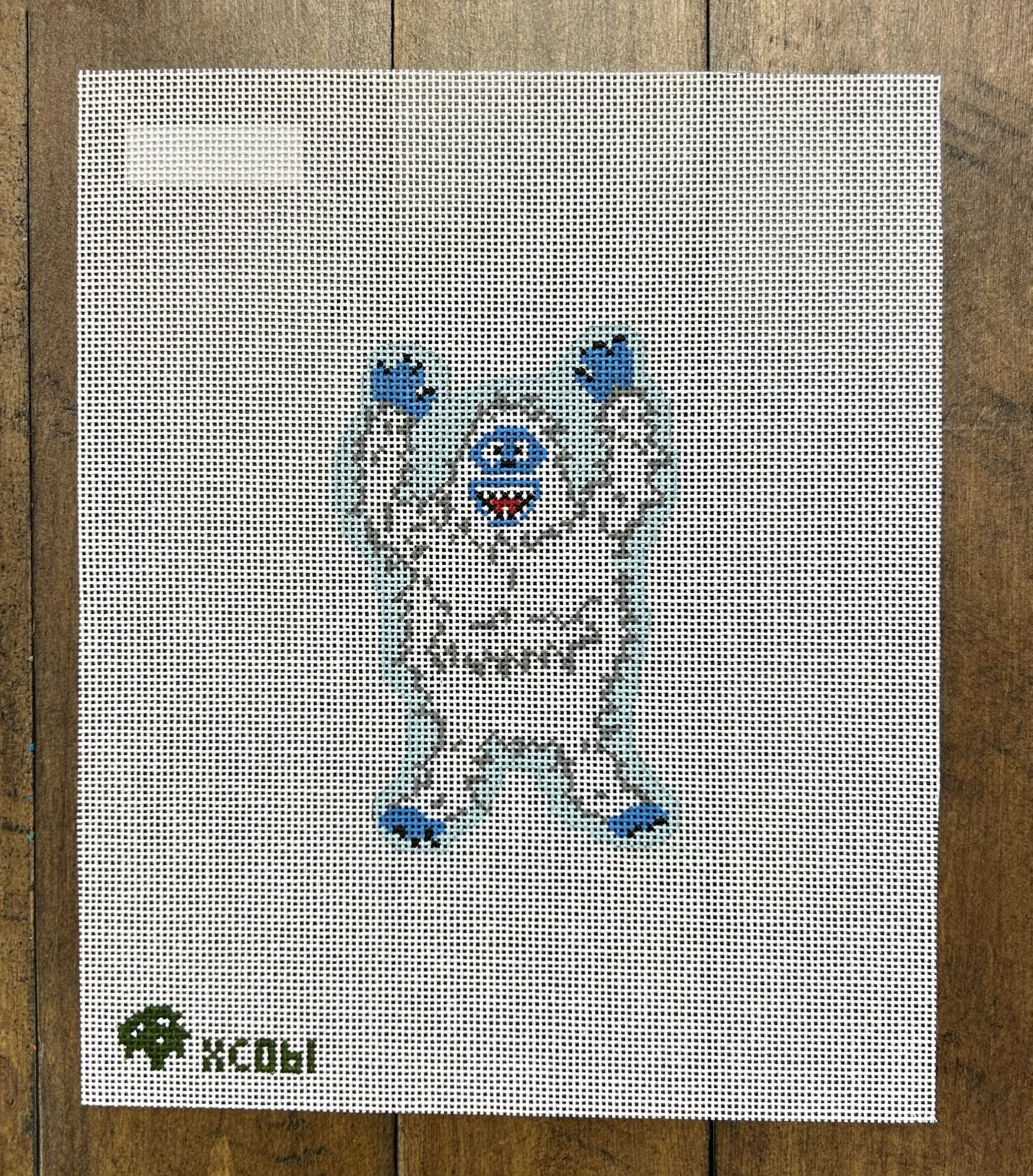 Abominable Snowman - Elm Tree Needlepoint - Needlepoint Canvas 