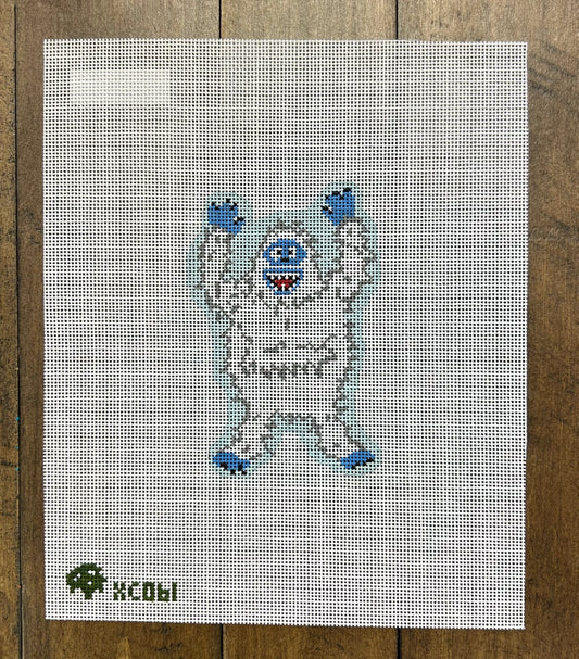 Abominable Snowman - Elm Tree Needlepoint - Needlepoint Canvas 