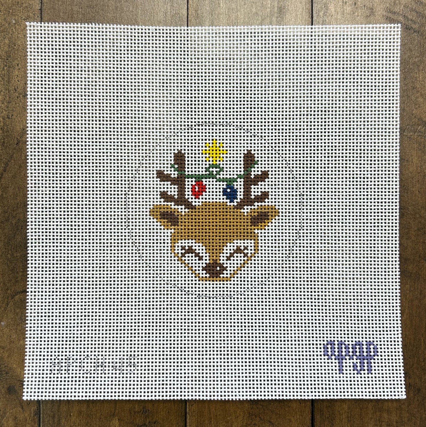 North Pole Pals - Reindeer - Melissa Loves Needlepoint - Needlepoint Canvas 