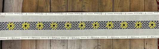 Black Eyed Susan Belt/Purse Strap - Navy