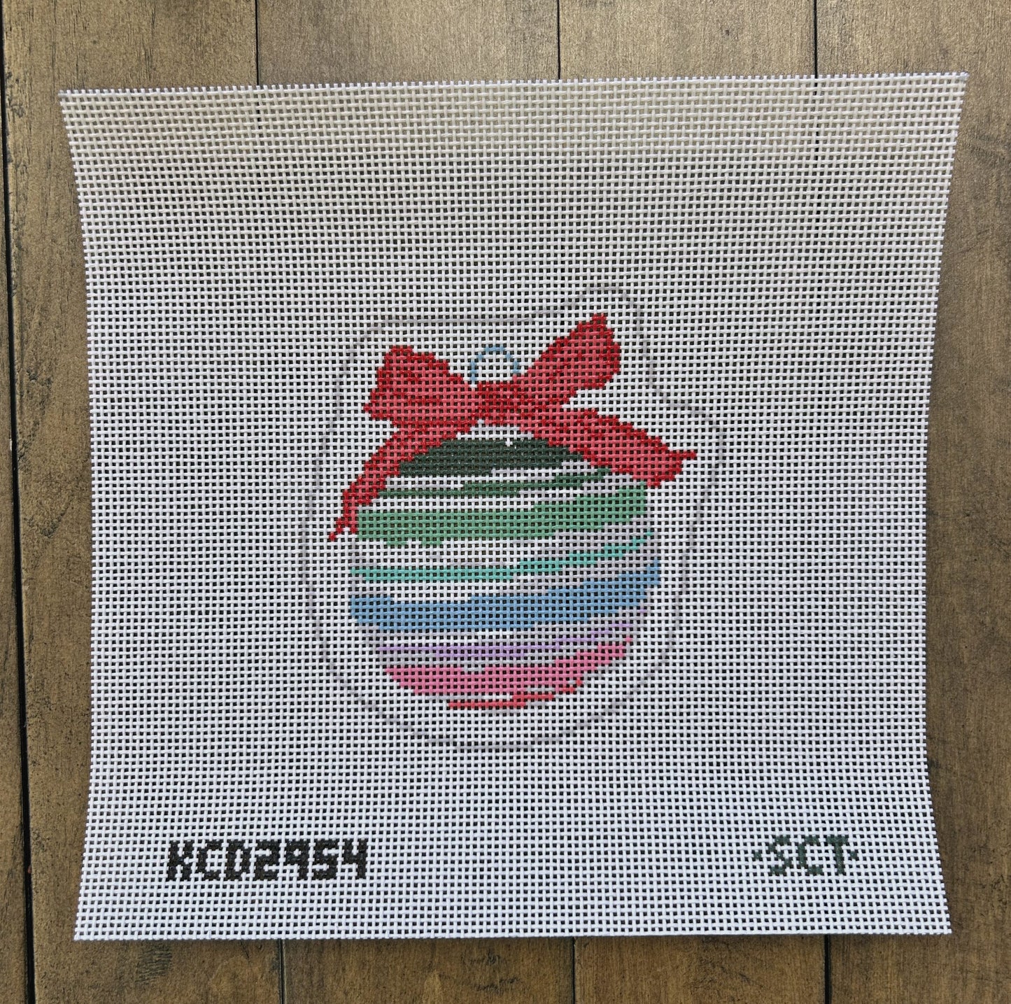 Rainbow Stripe Ornament